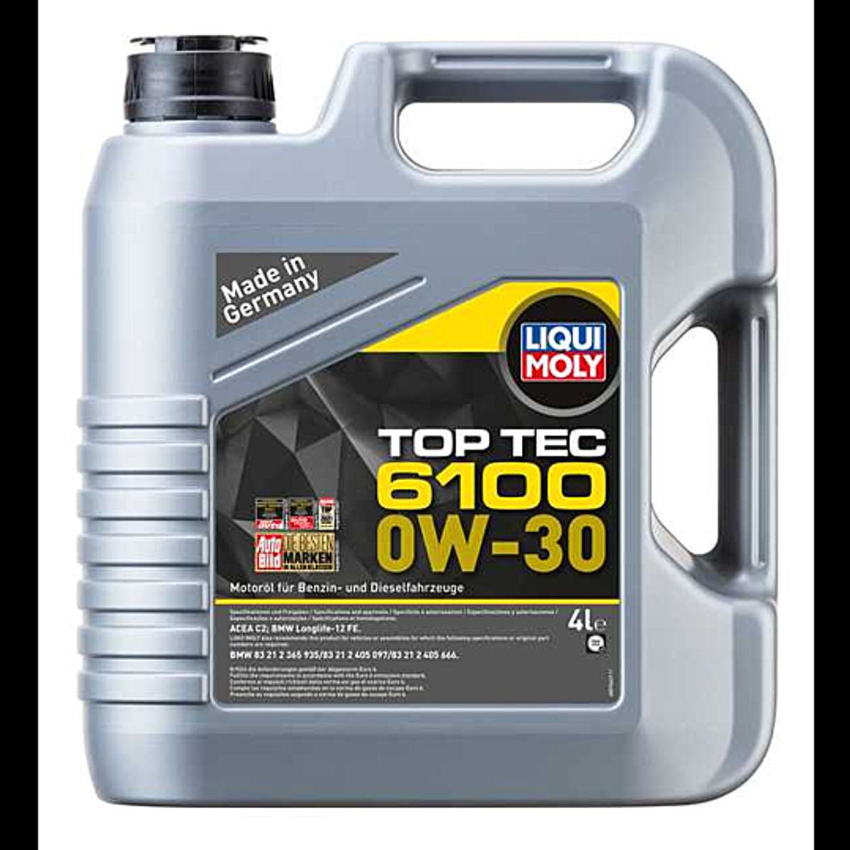 LIQUI MOLY - Aceite Liqui Moly Top Tec 6100 0W-30 4 lt