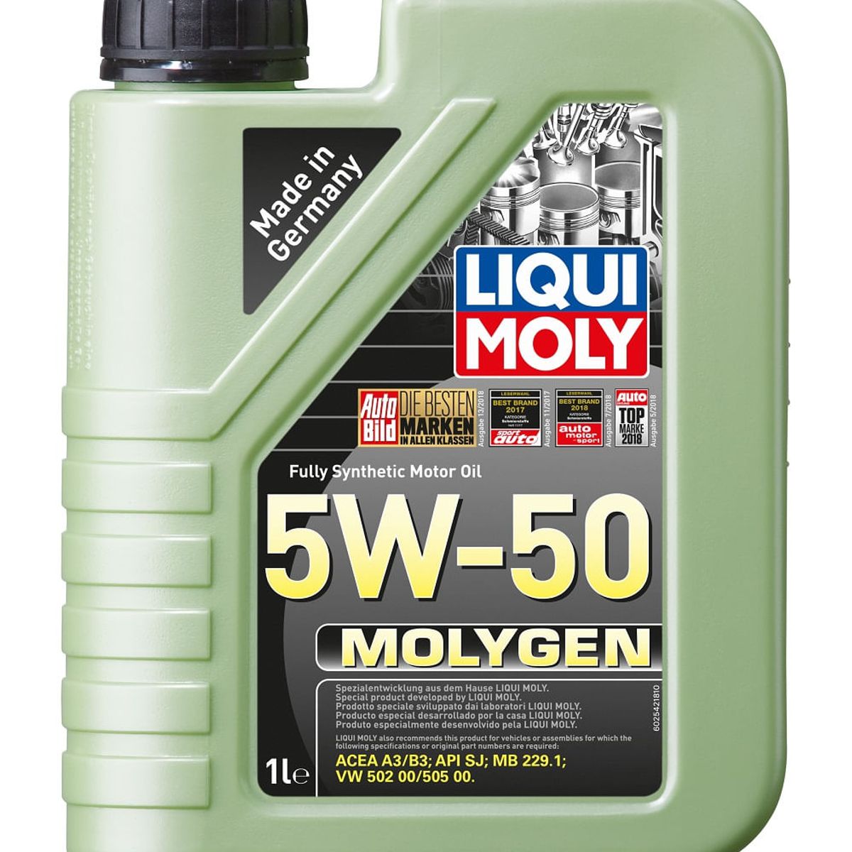 LIQUI MOLY - Aceite Liqui Moly Molygen 5W-50 1 lt