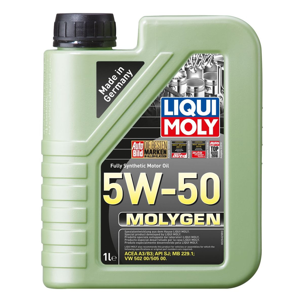LIQUI MOLY - Aceite Liqui Moly Molygen 5W-50 1 lt