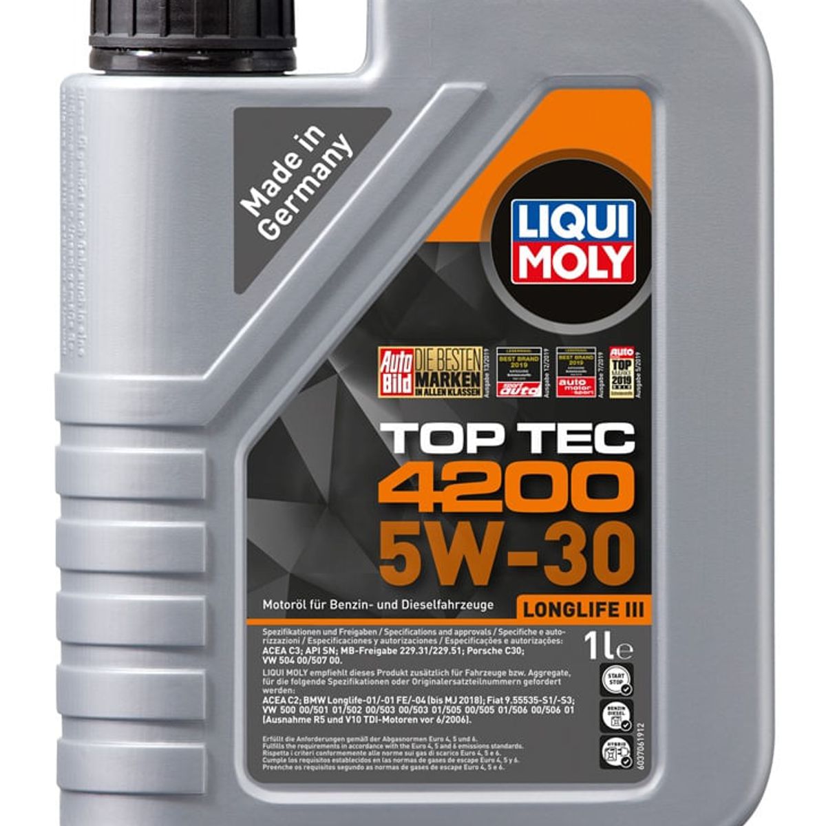 LIQUI MOLY - Aceite Liqui Moly Top Tec 4200 5W/30 1 lt