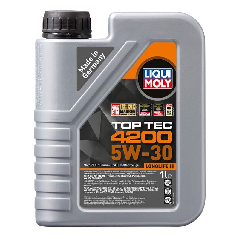 LIQUI MOLY - Aceite Liqui Moly Top Tec 4200 5W/30 1 lt