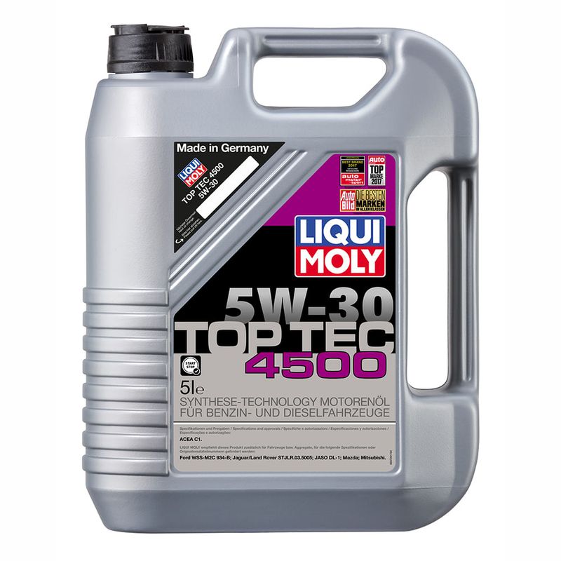 LIQUI MOLY - Aceite Liqui Moly Top Tec 4500 5W-30 5 lt