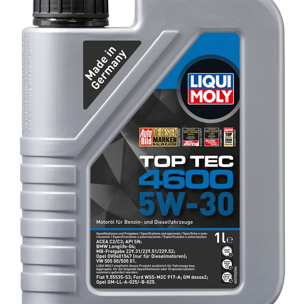 LIQUI MOLY - Aceite Liqui Moly Top Tec 4600 5W-30 1 lt