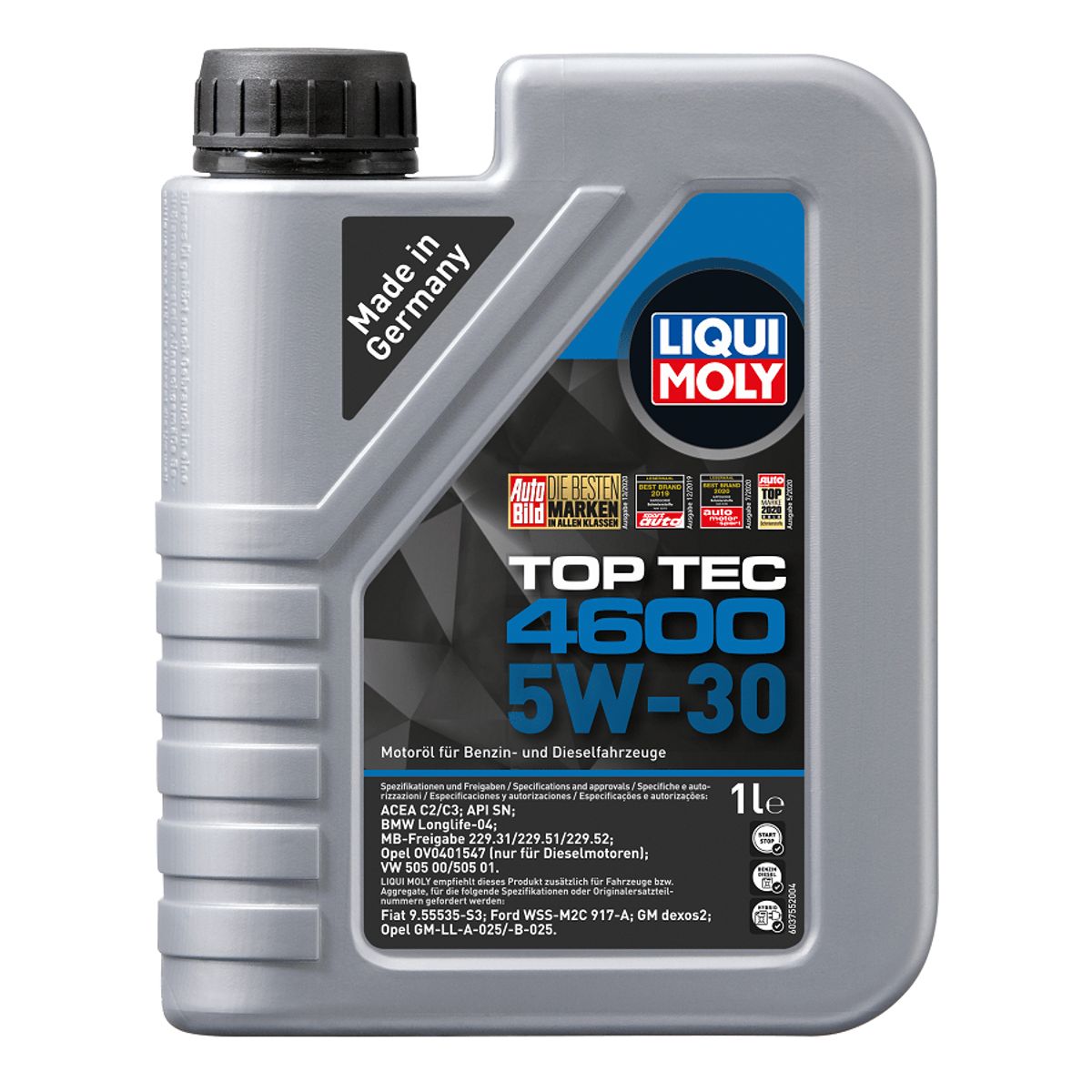 LIQUI MOLY - Aceite Liqui Moly Top Tec 4600 5W-30 1 lt