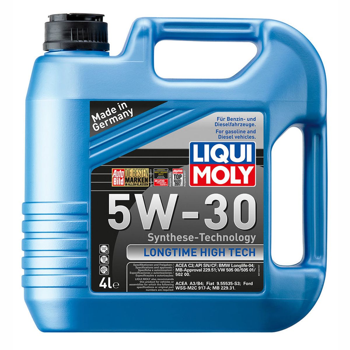 LIQUI MOLY - Aceite Liqui Moly Longtime High Tech 5W-30 4 lt