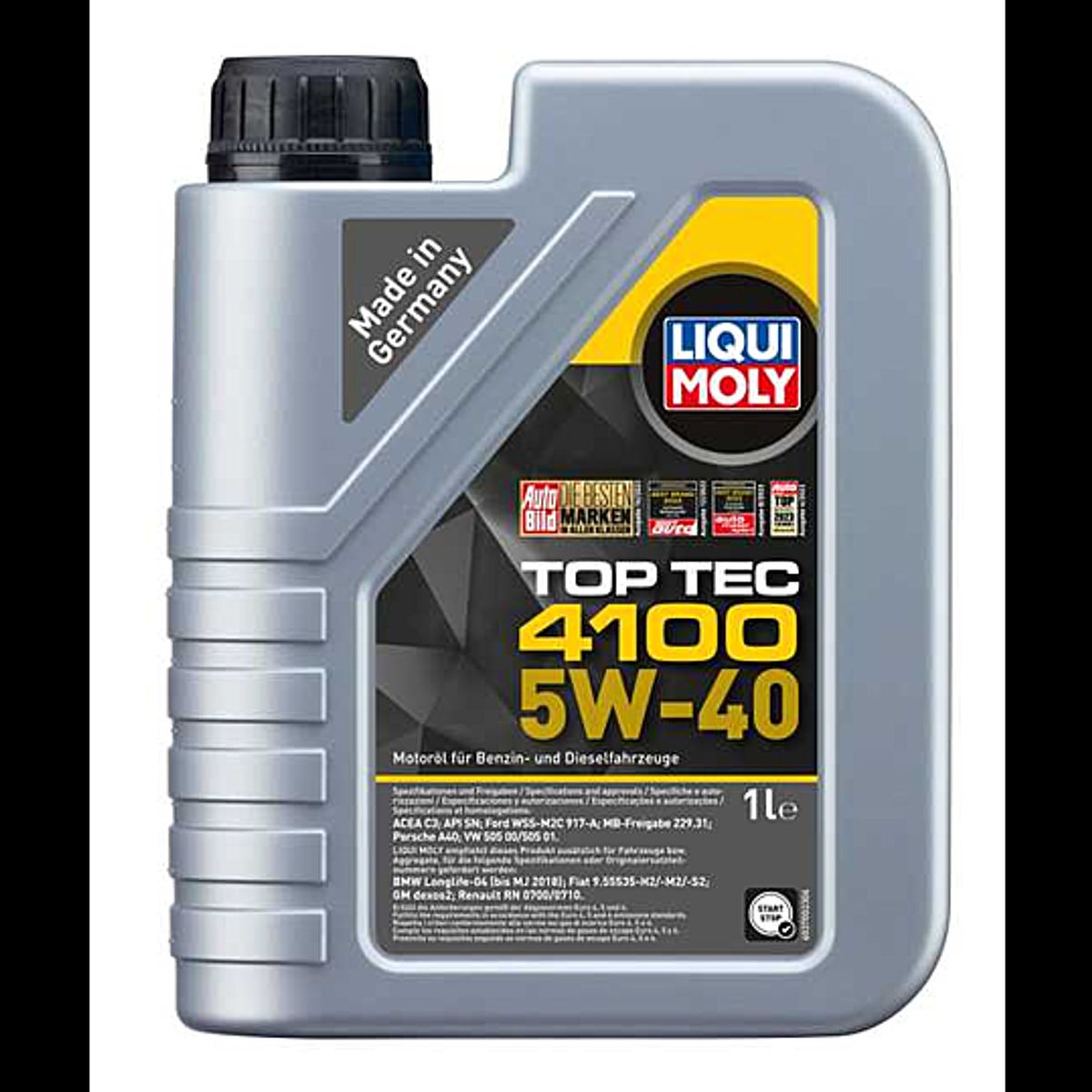 LIQUI MOLY - Aceite Liqui Moly Top Tec 4100 5W-40 1 lt