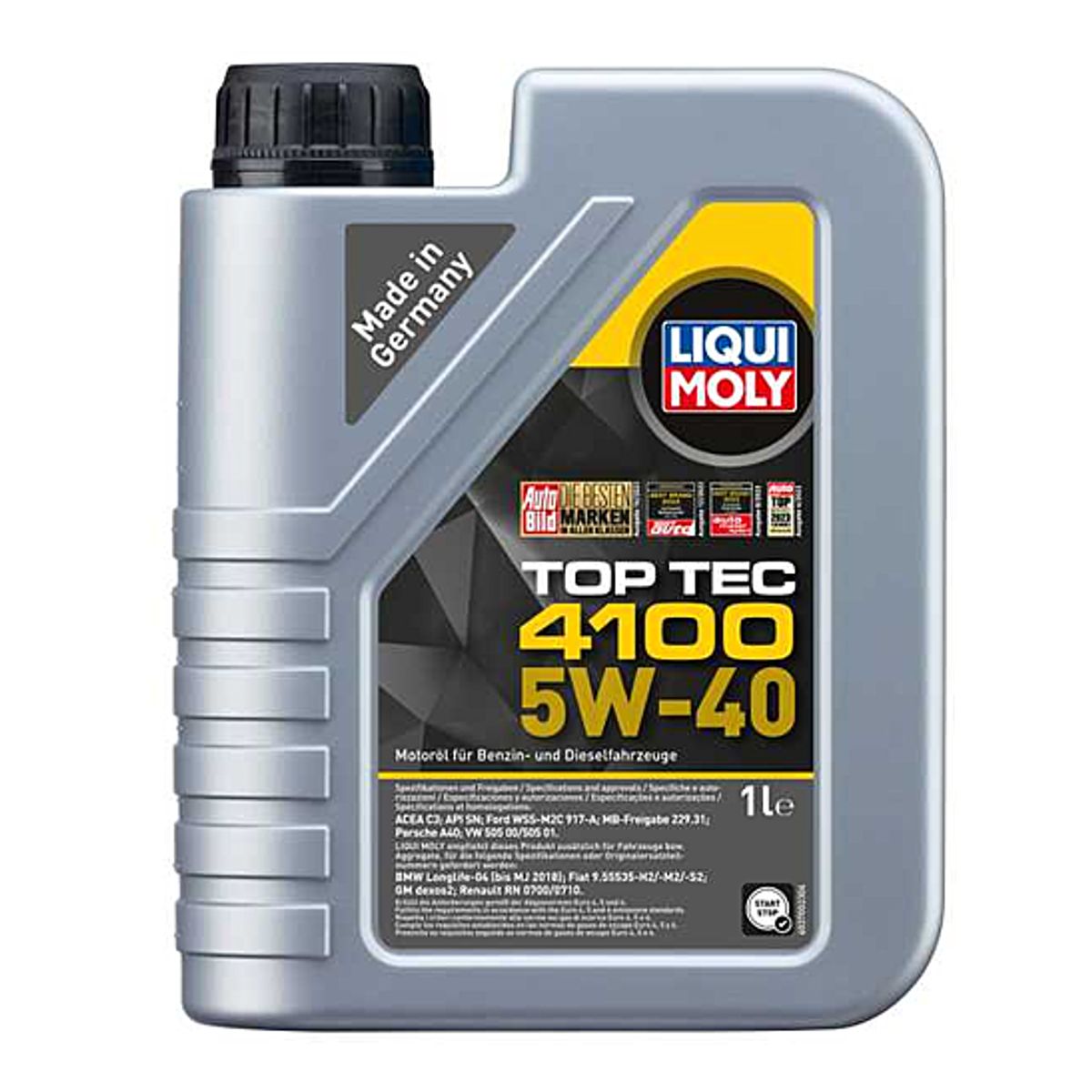 LIQUI MOLY - Aceite Liqui Moly Top Tec 4100 5W-40 1 lt