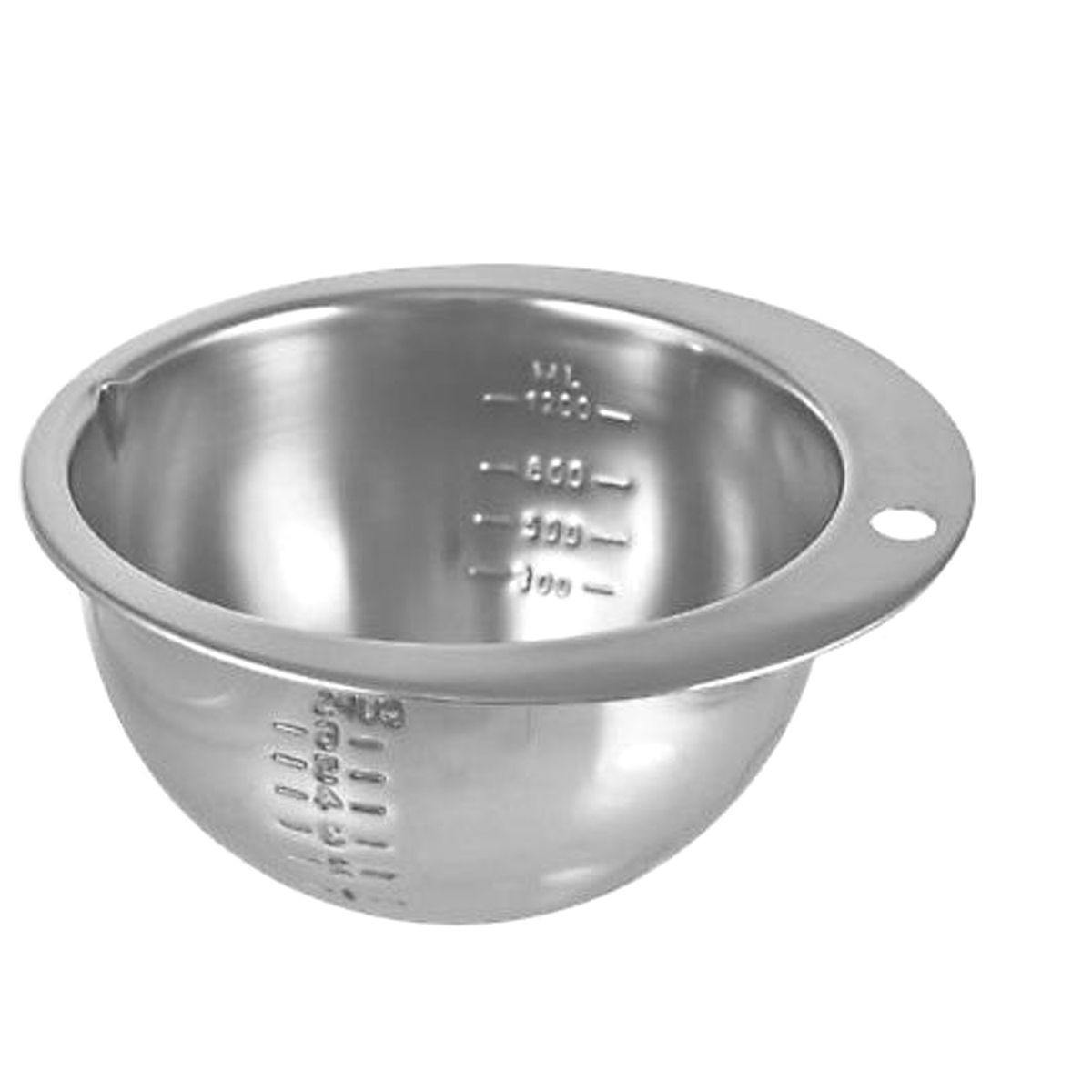 GENERICO - Bowl Acero Medidas Set 2 Tamaños