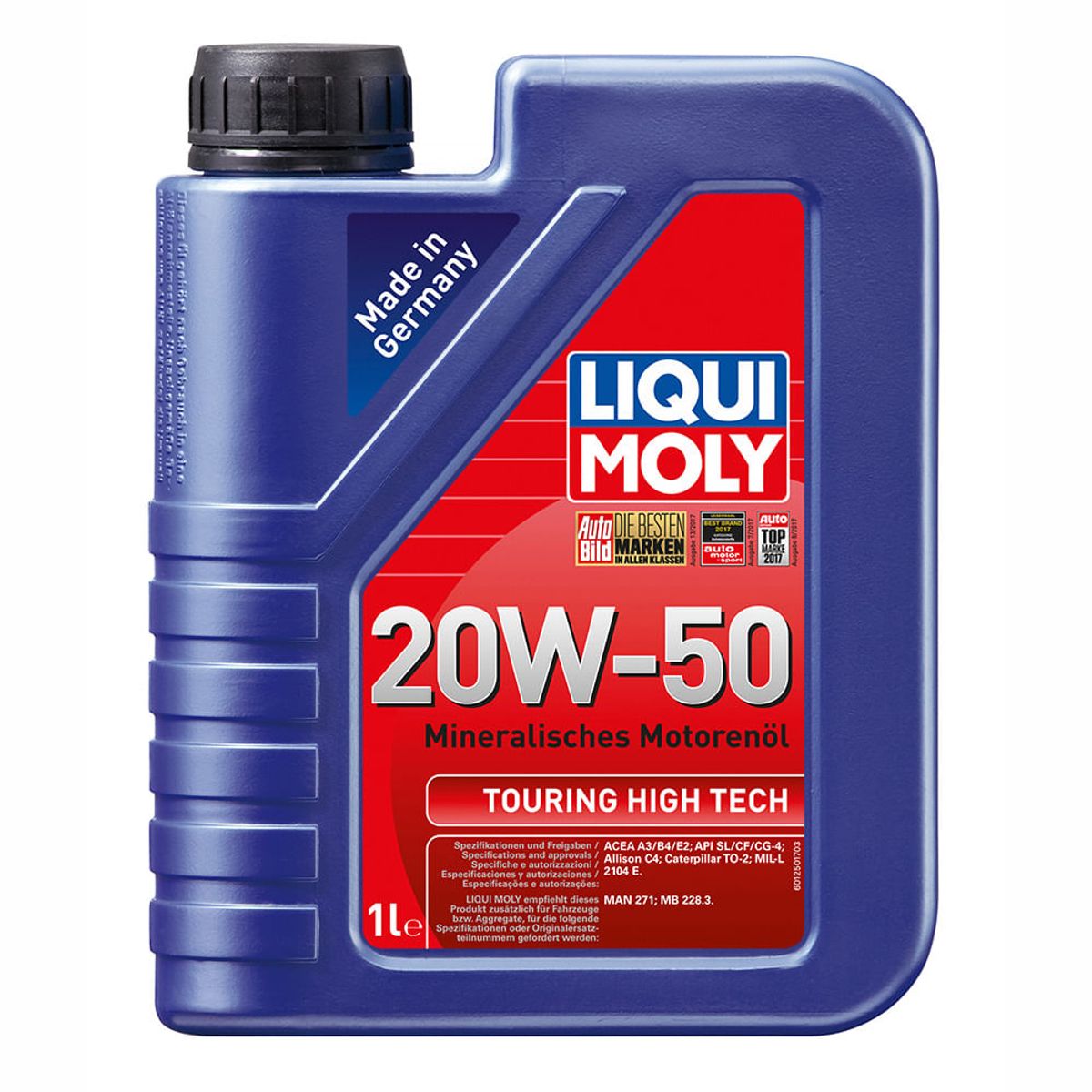 LIQUI MOLY - Aceite Liqui Moly Touring High Tech 20W-50 5 lt