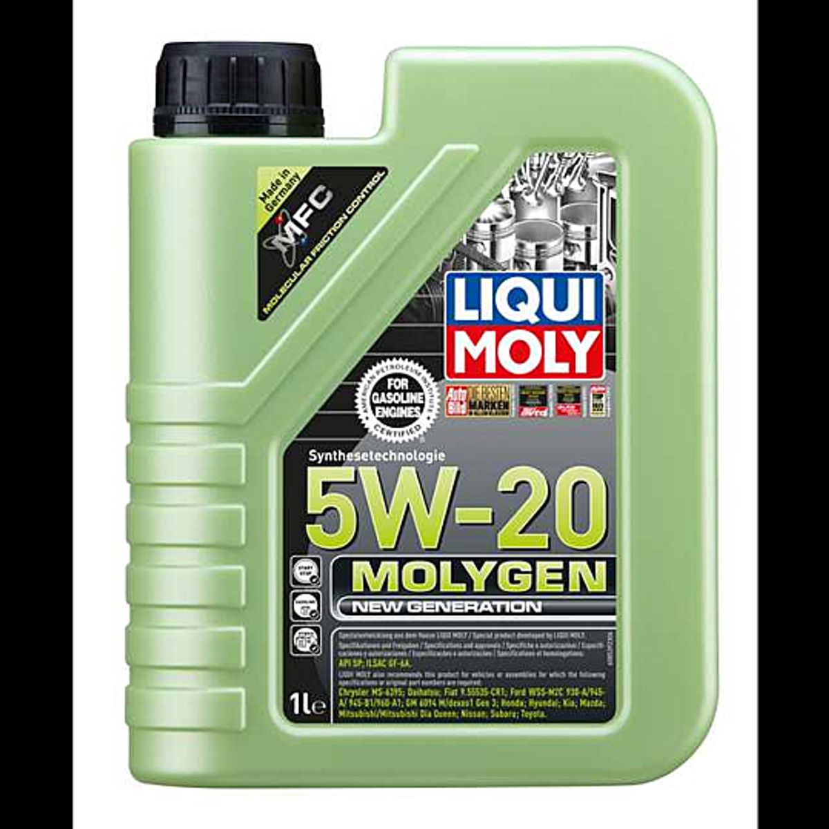 LIQUI MOLY - Aceite Liqui Moly Molygen 5W-20 4 lt