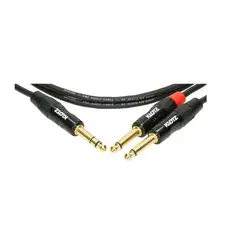 KLOTZ - Cable de audio 2x Mono a 1x Stereo KY1-300 - 3m