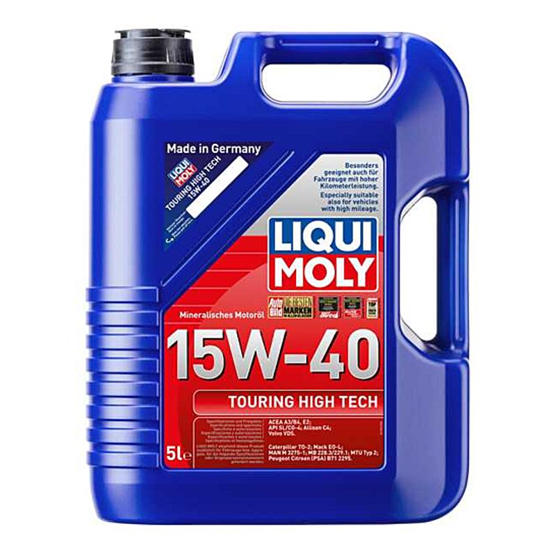 LIQUI MOLY - Aceite Liqui Moly Touring High Tech 15W-40 5 lt