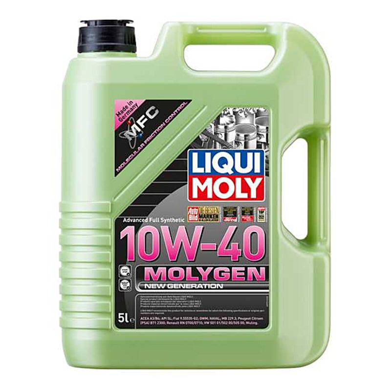 LIQUI MOLY - Aceite Liqui Moly Molygen New Generation 10W-40 4 lt