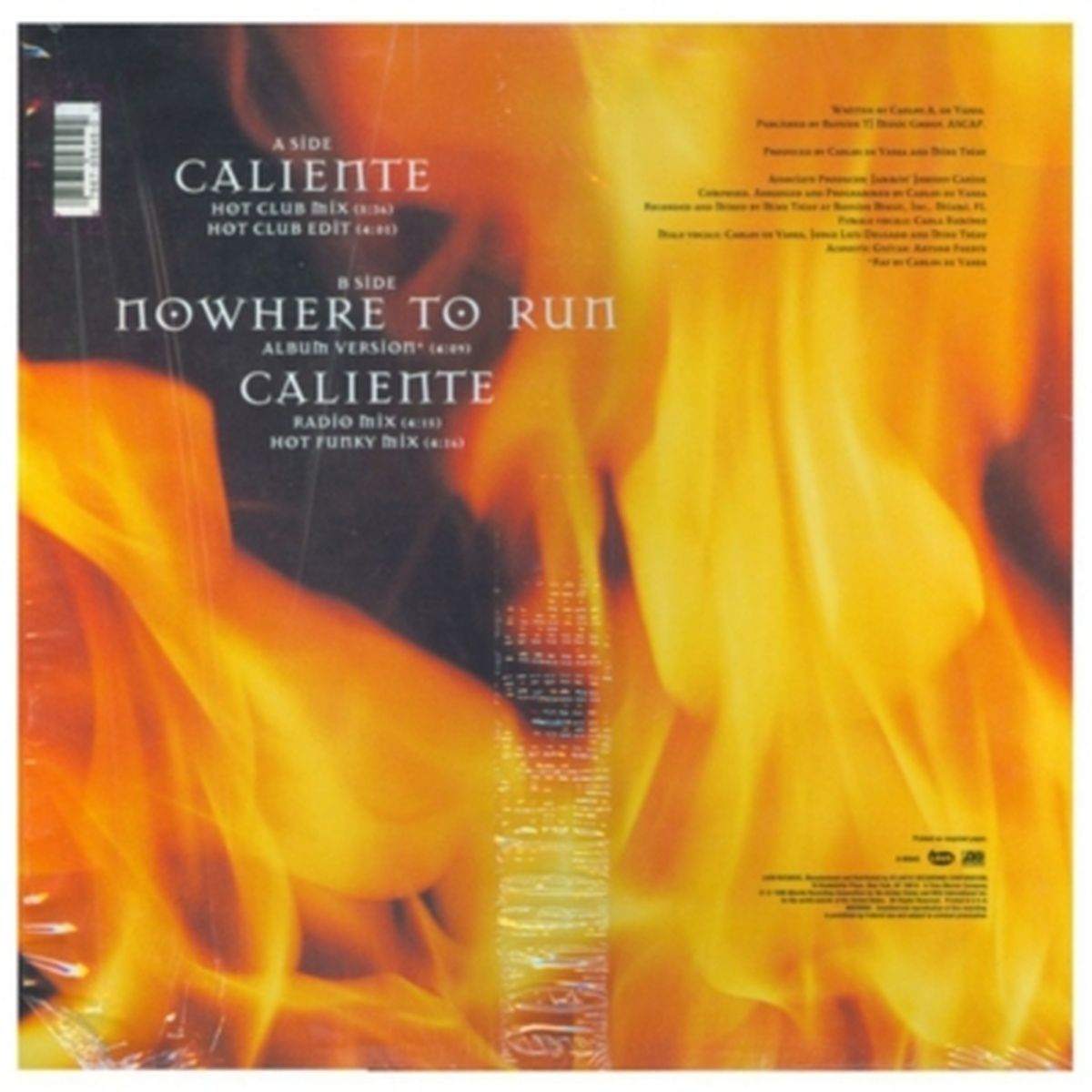 HITWAY MUSIC - BAYSIDE BOYS - CALIENTE - 12 MAXI SINGLE VINILO