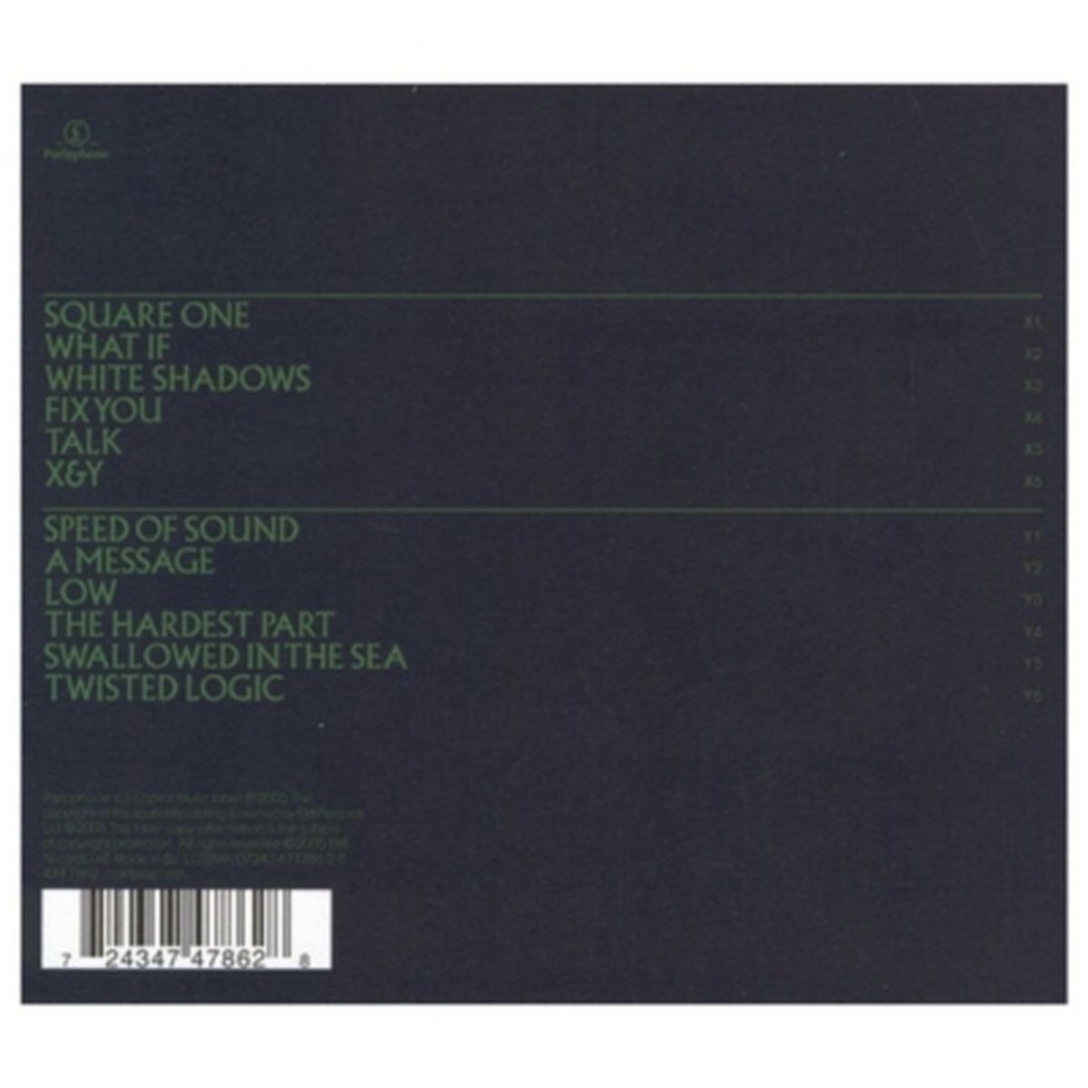 HITWAY MUSIC - COLDPLAY - X AND Y - CD