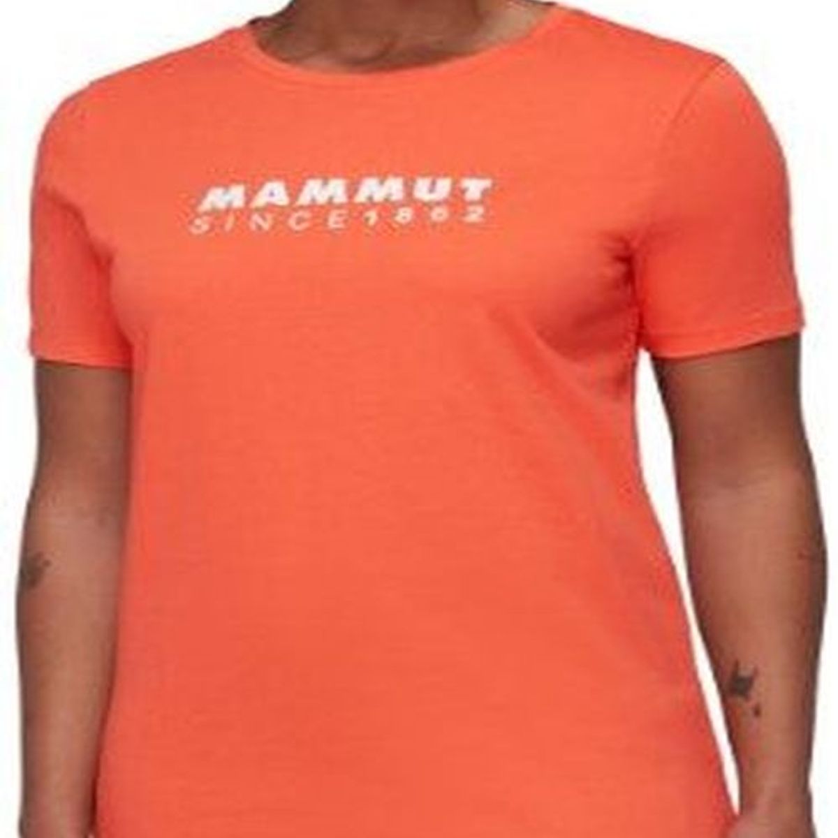 MAMMUT - Polera Mujer Mammut Core T-Shirt Logo Naranja