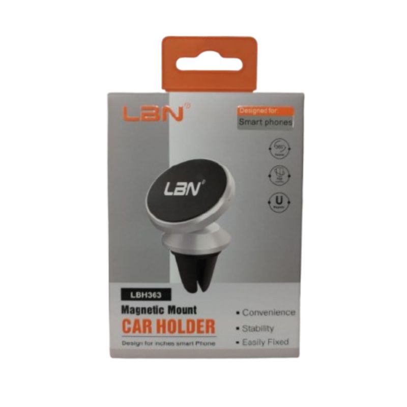 LBN - SOPORTE PORTA CELULAR PARA VEHICULOS LBN LBH363 NEGRO.