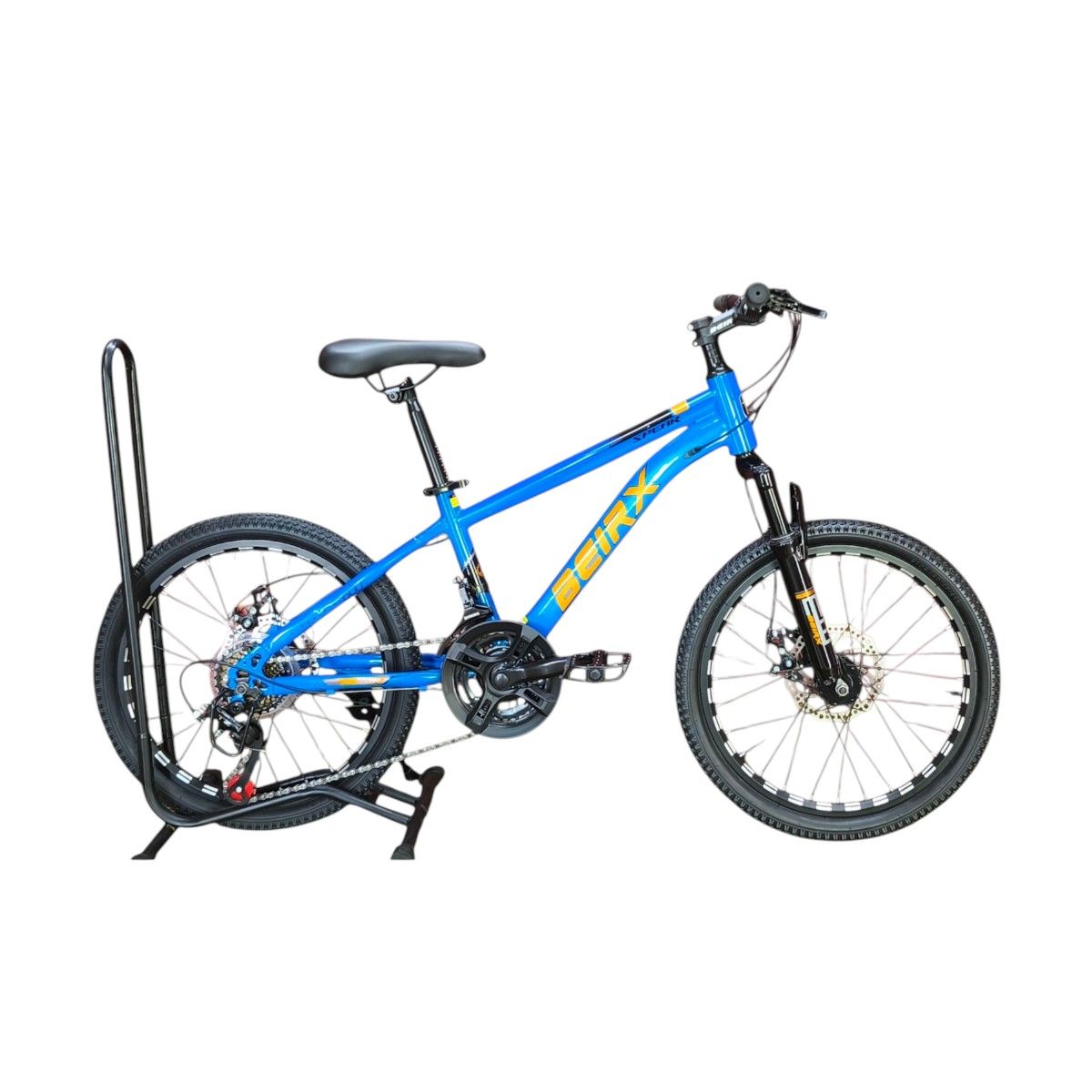 GENERICO - Bicicleta Aro 20 Azul Con Freno Disco Y 21 Velocidades
