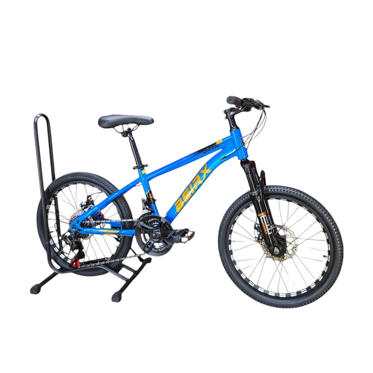 GENERICO - Bicicleta Aro 20 Azul Con Freno Disco Y 21 Velocidades