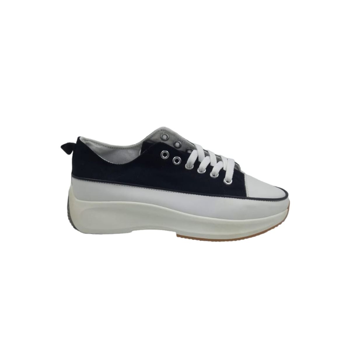 HERIEL - Zapatilla Negra Plataforma Mujer