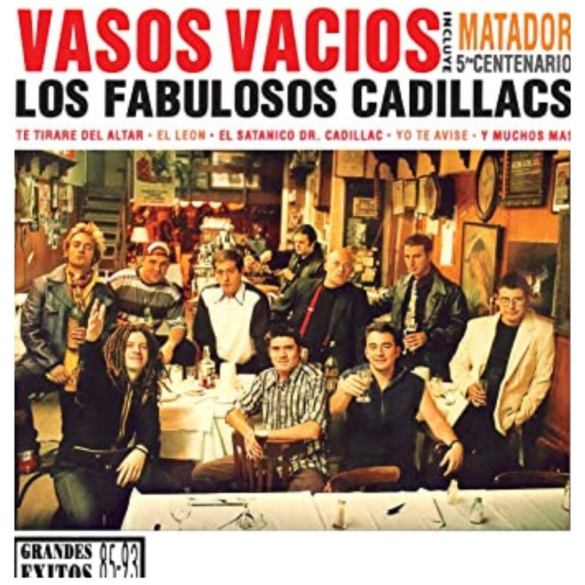 HITWAY MUSIC - LOS FABULOSOS CADILLACS - VASOS VACIOS 2LP - VINILO