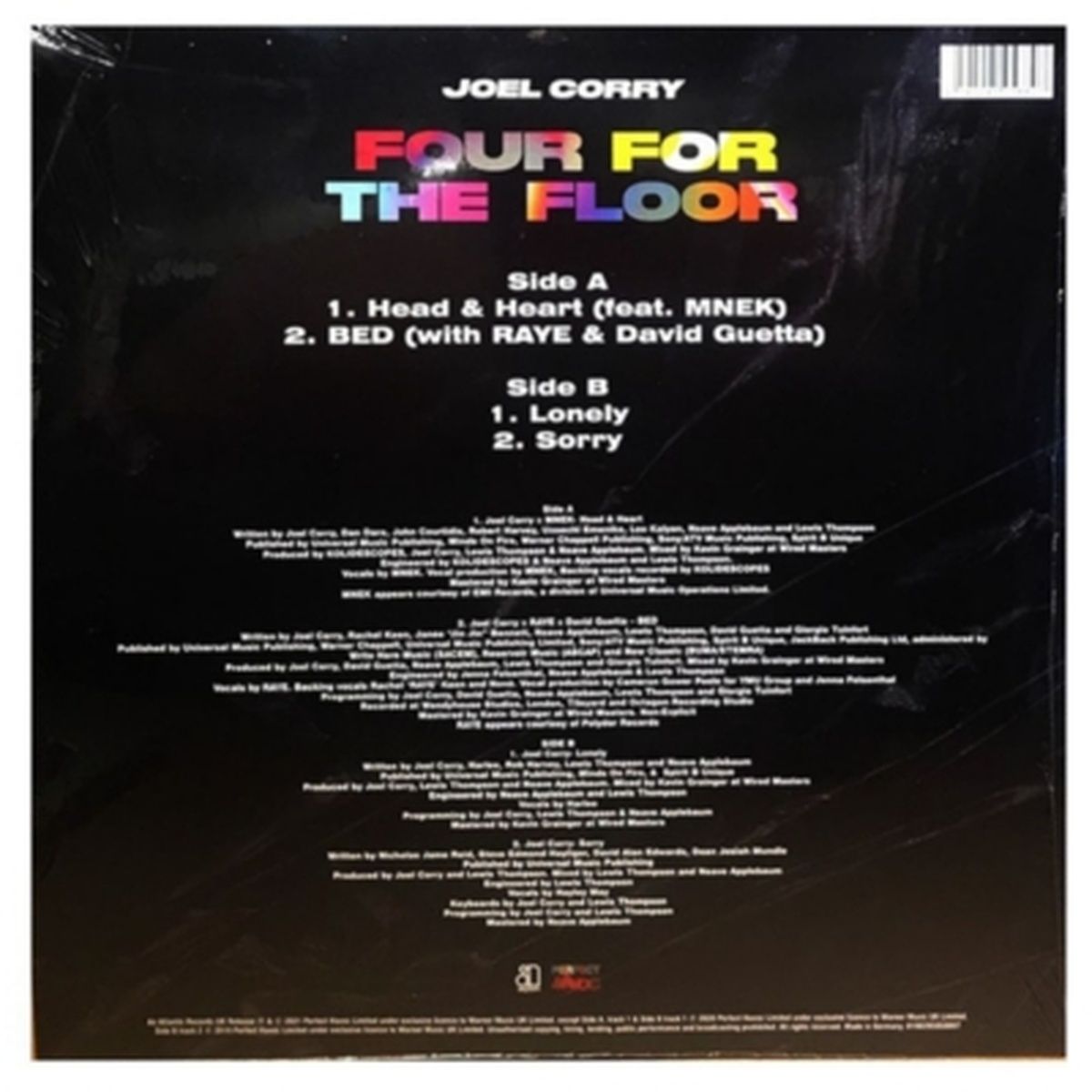 HITWAY MUSIC - JOEL CORRY - FOUR FOR THE FLOOR EP - VINILO