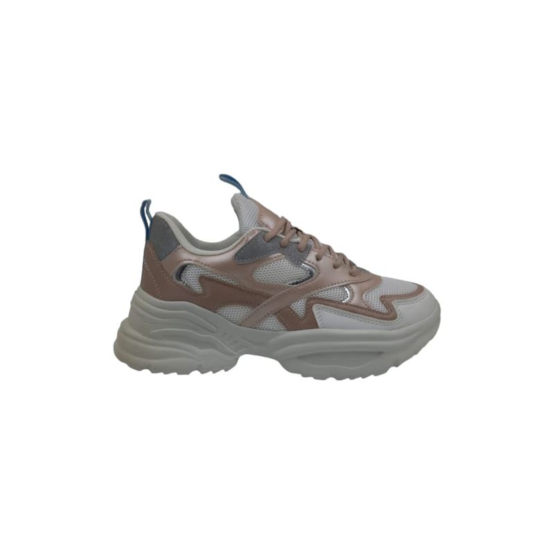 HERIEL - Zapatilla  Rosa Plataforma Mujer