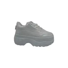 HERIEL - Zapatilla Blanca Plataforma Mujer