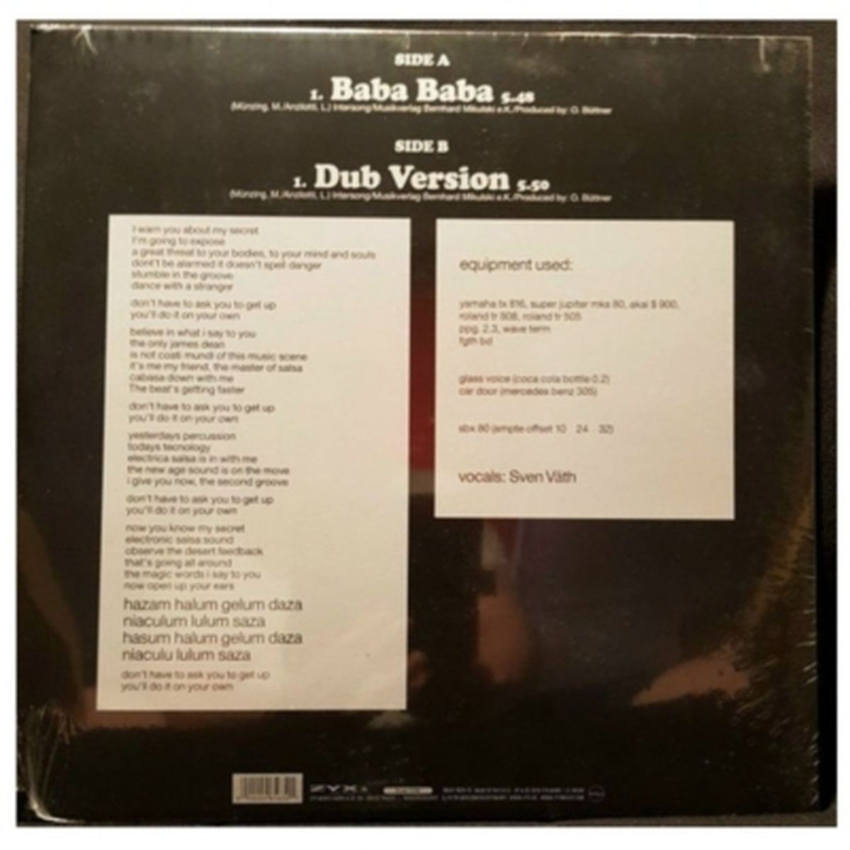 HITWAY MUSIC - OFF - ELECTRICA SALSA BABA BABA - 12 MAXI SINGLE VINILO