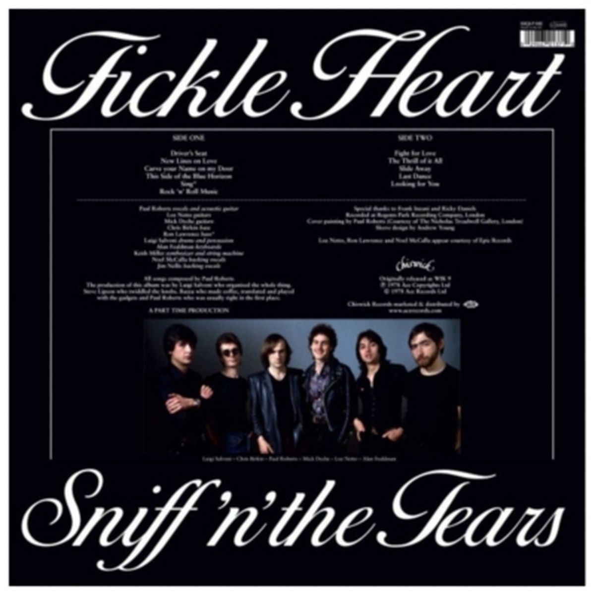 HITWAY MUSIC - SNIFF N THE TEARS - FICKLE HEART - VINILO