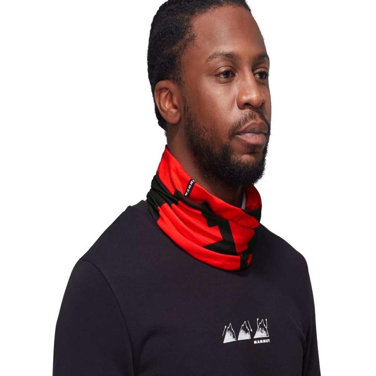 MAMMUT - Cuello Unisex Neck Gaiter Logo Rojo Mammut