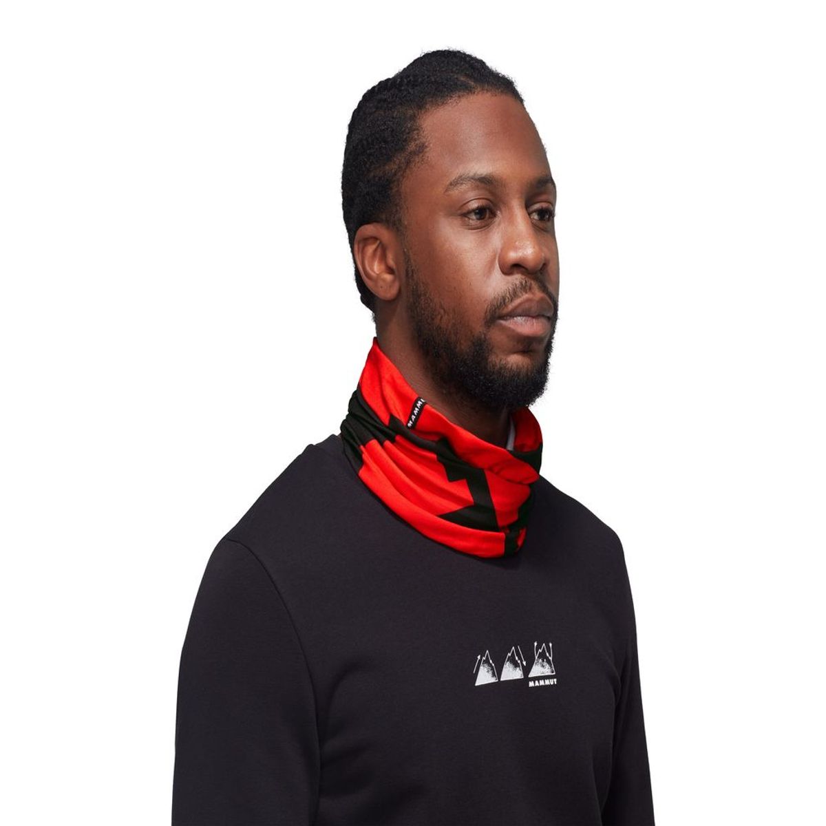 MAMMUT - Cuello Unisex Neck Gaiter Logo Rojo Mammut