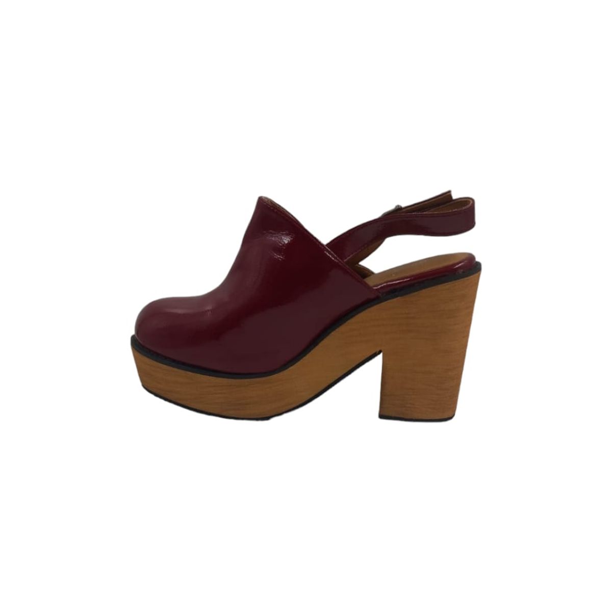 HERIEL - Zapato Burdeos Plataforma Charol