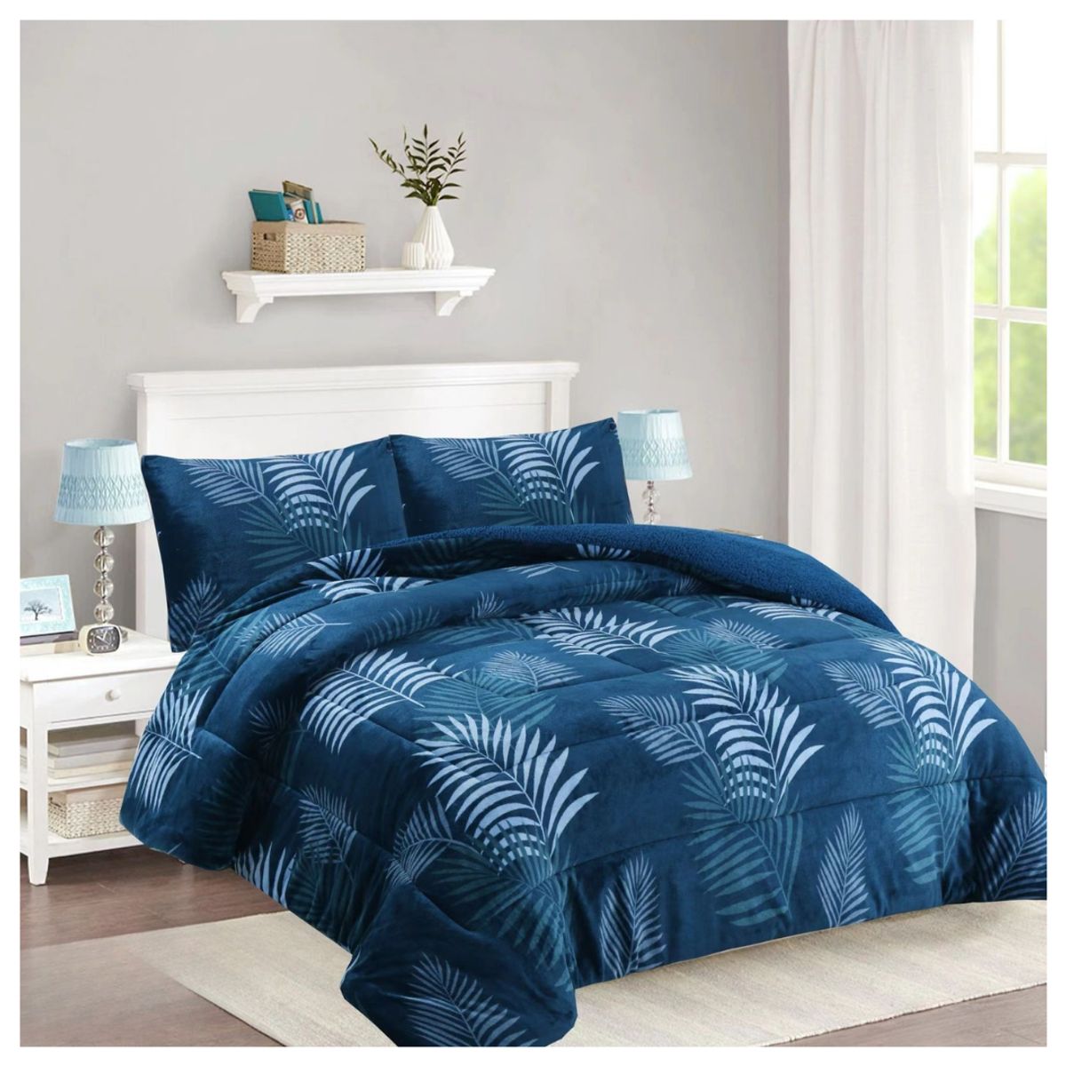 GENERICO - Cobertor Plush De Invierno Super King Con Chiporro De Diseños