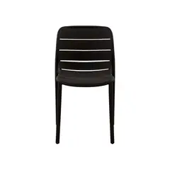 MUEBLES SUR - Silla exterior Brava Reciclable negra