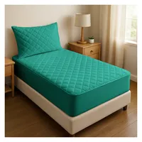 CUBRE COLCHON 1,5 PLAZAS IMPERMEABLE - Verde - 1.5 PLAZAS