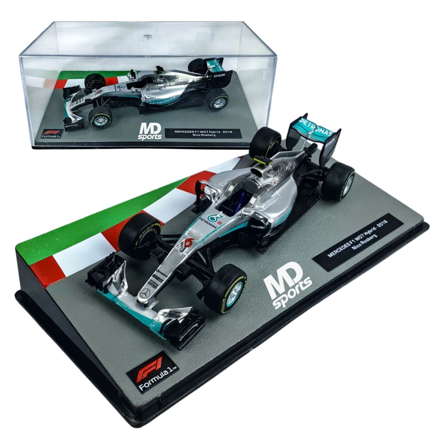 FORMULA 1 Auto Formula 1 Mercedes W07 2016 #6 Nico Rosberg Escala