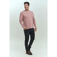 BRICK LONDON - Polera Manga Larga de Hombre 100% Algodón