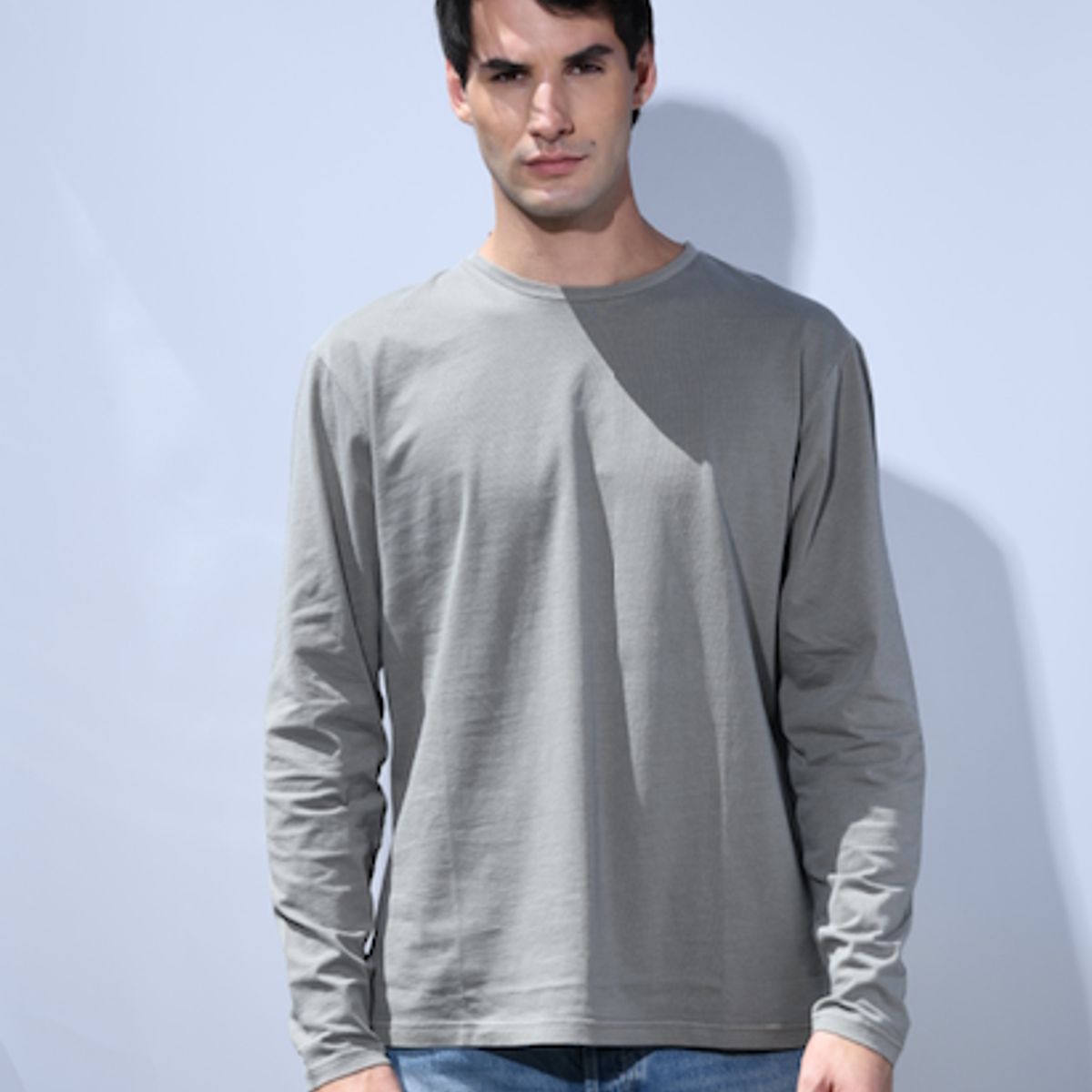 BRICK LONDON - Polera Manga Lara 100% Algodón Olive