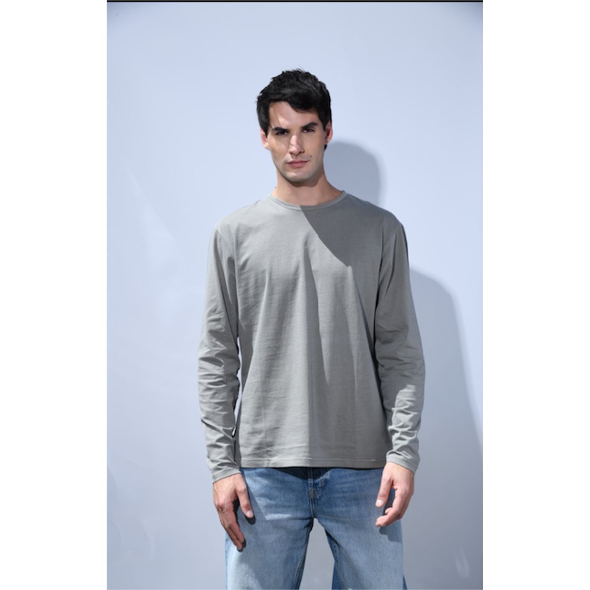 BRICK LONDON - Polera Manga Lara 100% Algodón Olive