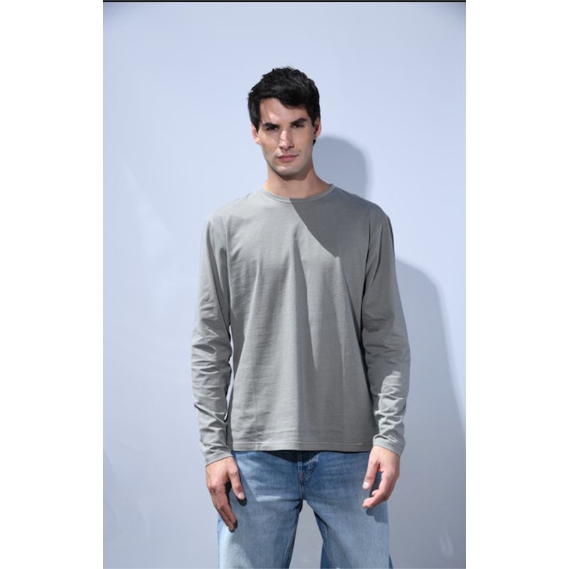 BRICK LONDON - Polera Manga Lara 100% Algodón Olive