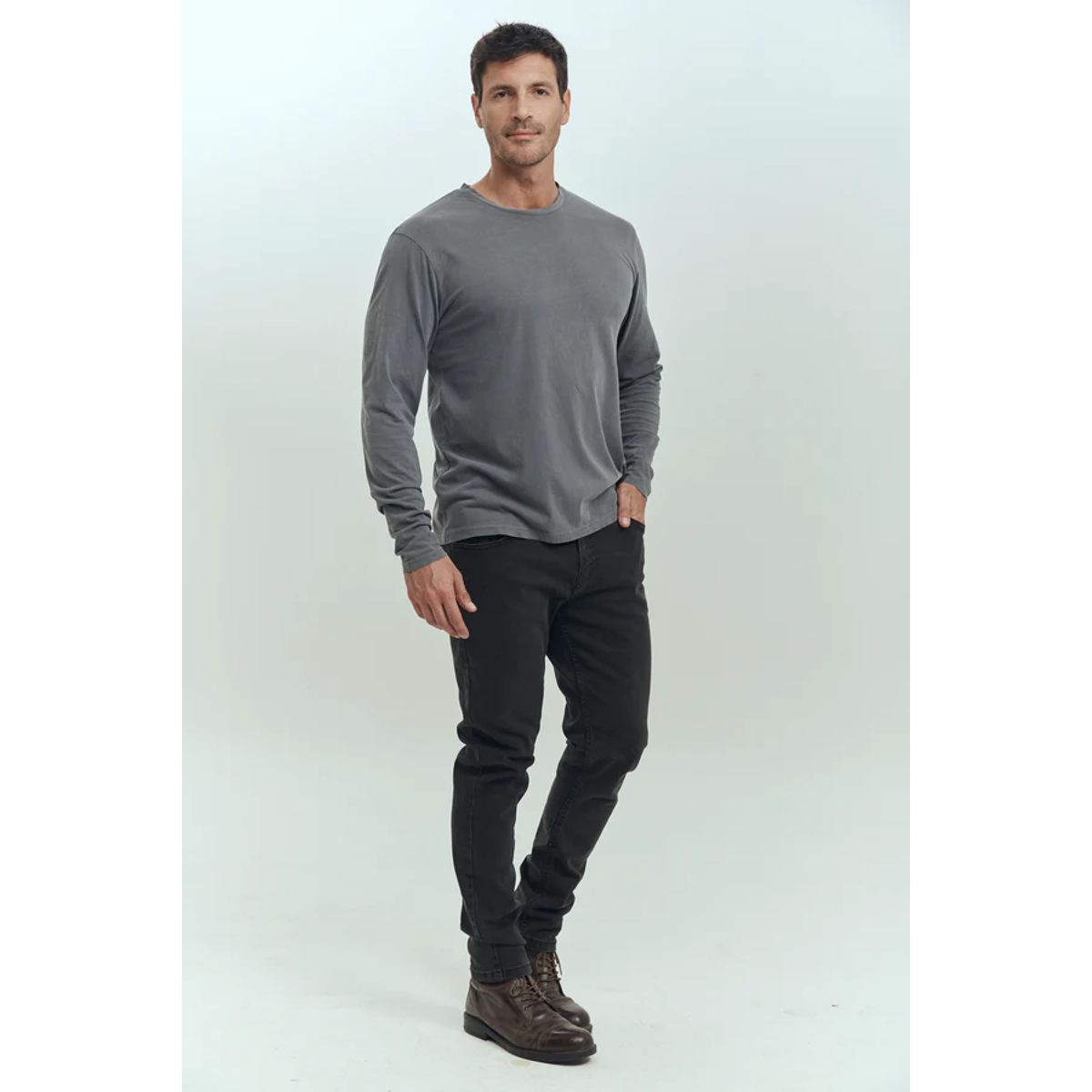 BRICK LONDON - Polera Manga Lara 100% Algodón