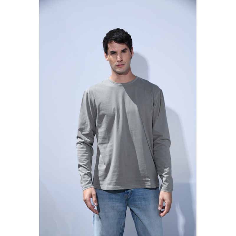 BRICK LONDON - THE POLICE T-SHIRT LONG SLEEVES GREY
