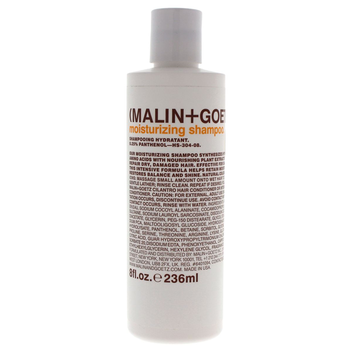 MALIN + GOETZ - Champú Hidratante 250 Ml Malin + Goetz
