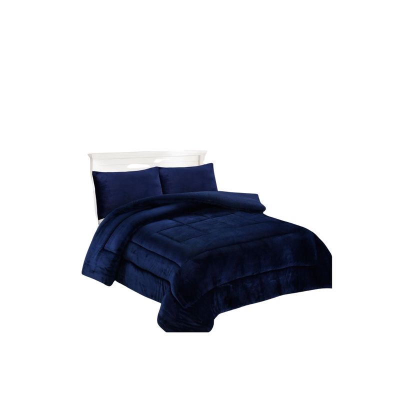 GENERICO - Cobertor Plush Liso Invierno Super King Chiporro