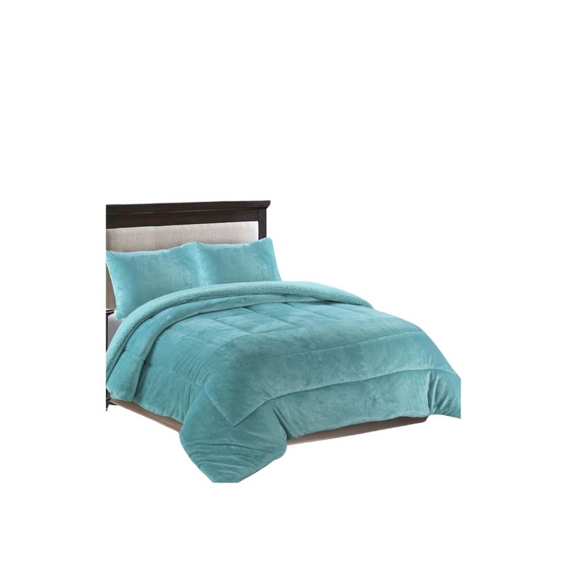 GENERICO - Cobertor Plush Liso Invierno Super King Chiporro