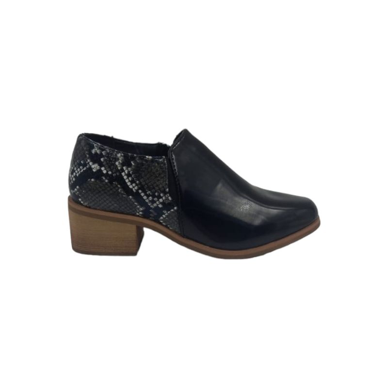 HERIEL - Zapato Negro Charol Mujer