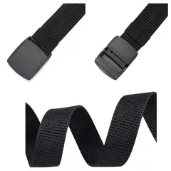 EKOL TACTICA MILITAR - Cinturón Nylon Lona Táctico Ajustable Hebilla De Plástico