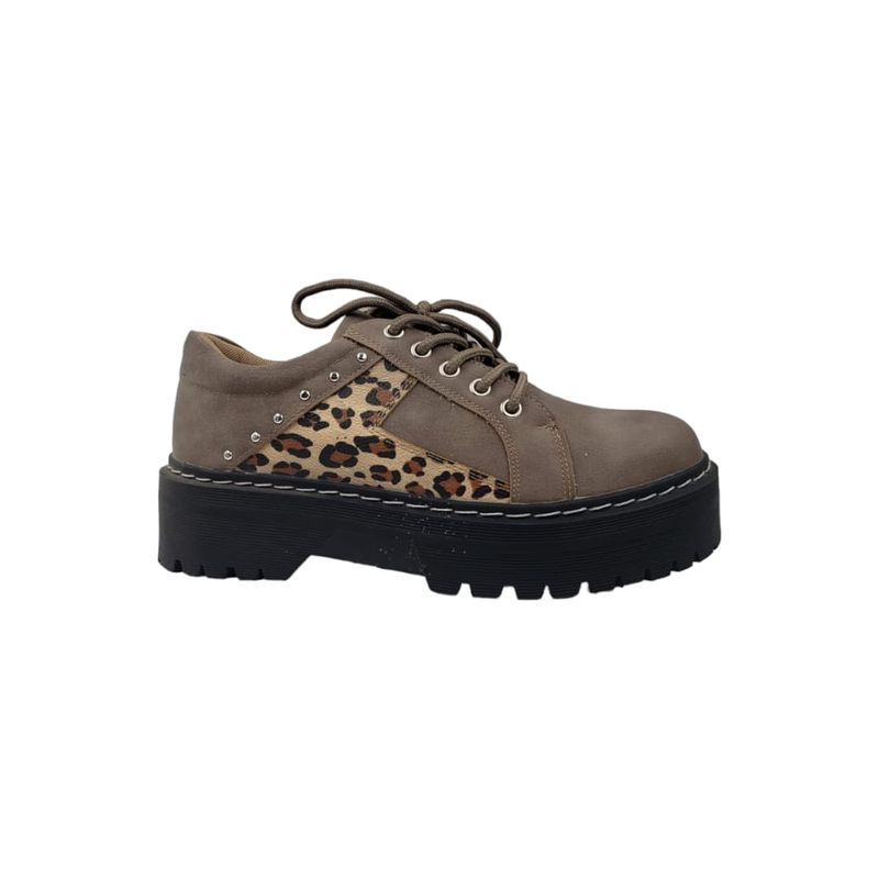 HERIEL - Zapato Khaki Print Mujer