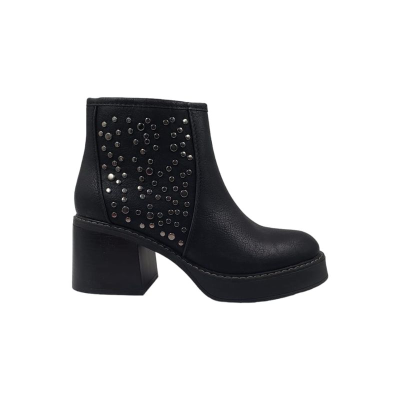 HERIEL - Botín Negro Tachas Mujer